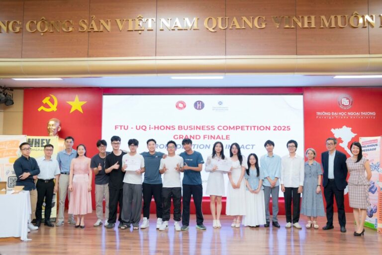 Best performance award – FTU-UQ i-Hons Business Competition 2025 Grand Finale